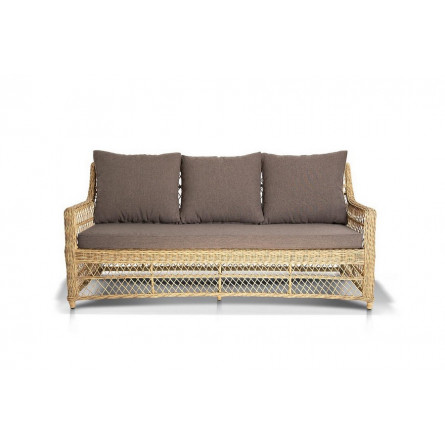 диван трехместный из искусственного ротанга