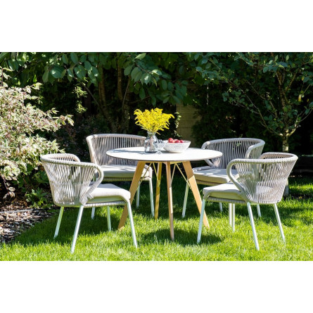 интерьерный стол из HPL круглый Ø100см