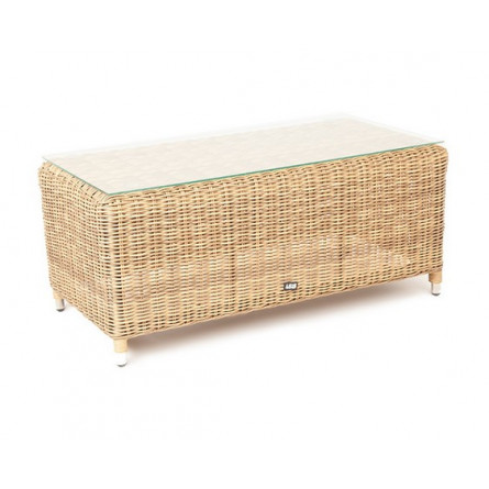 "Кон Панна" столик журнальный из искусственного ротанга, цвет соломенный