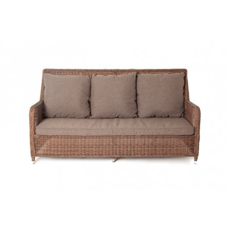 диван трехместный из искусственного ротанга