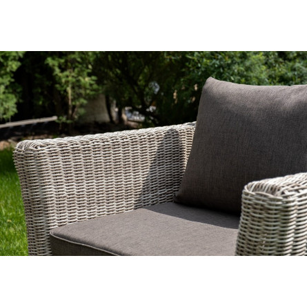 "Капучино" кресло из искусственного ротанга, цвет бежевый