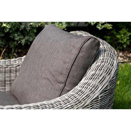 "Фабриция" кресло из искусственного ротанга, цвет серый