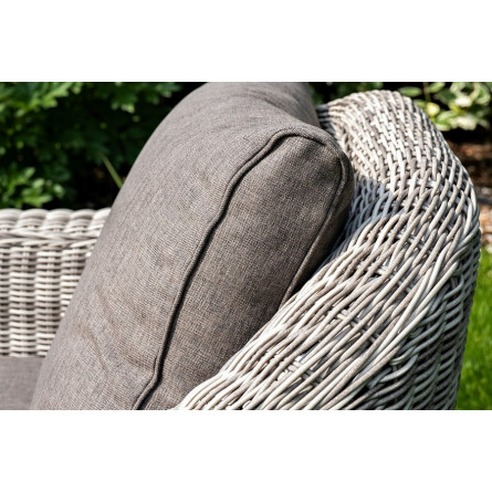 "Фабриция" кресло из искусственного ротанга, цвет серый