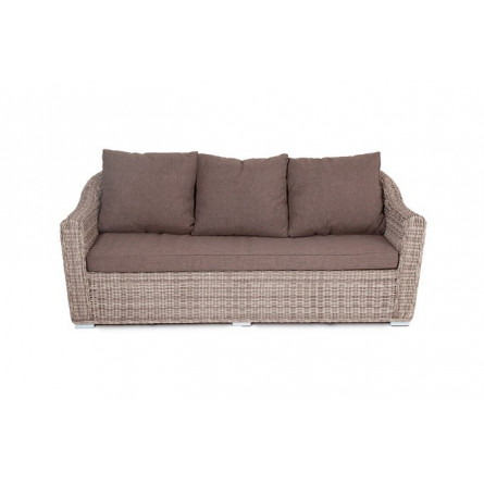 диван из искусственного ротанга трехместный