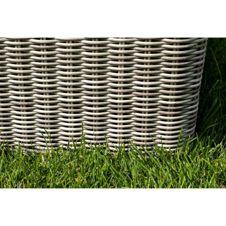 "Фабриция" журнальный столик из искусственного ротанга, цвет серый