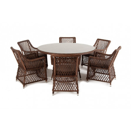 обеденная группа плетеная