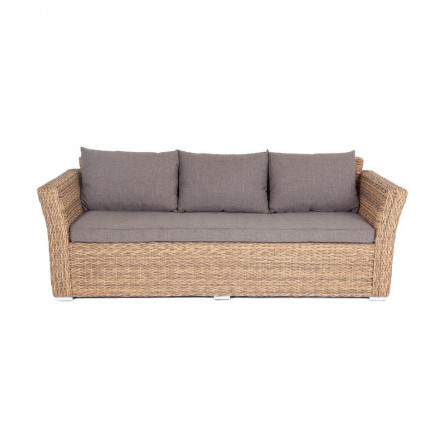 диван из искусственного ротанга (гиацинт) трехместный