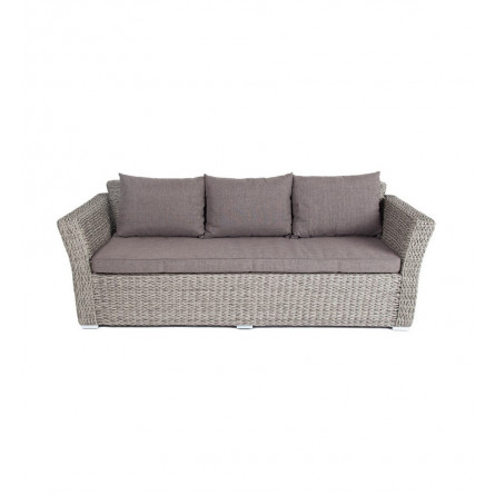 диван из искусственного ротанга (гиацинт) трехместный