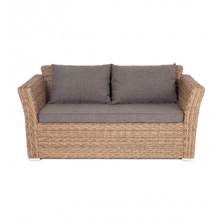 диван из искусственного ротанга (гиацинт) двухместный
