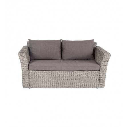 диван из искусственного ротанга (гиацинт) двухместный