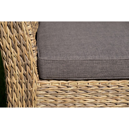 "Капучино" кресло из искусственного ротанга (гиацинт), цвет соломенный