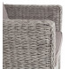 "Капучино" кресло из искусственного ротанга (гиацинт), цвет серый "Капучино" кресло из искусственного ротанга (гиацинт), цвет серый