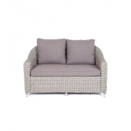 диван из искусственного ротанга (гиацинт) двухместный