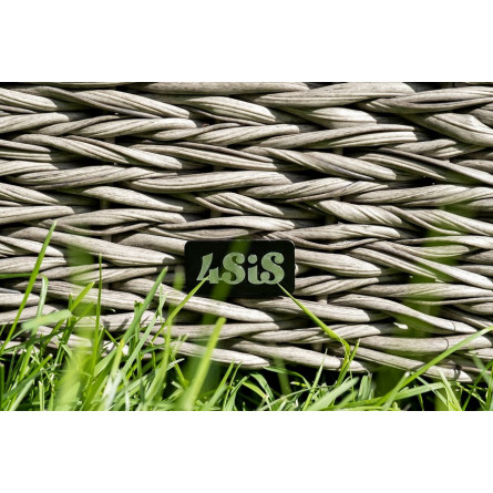 "Кон Панна" столик журнальный из искусственного ротанга (гиацинт), цвет серый