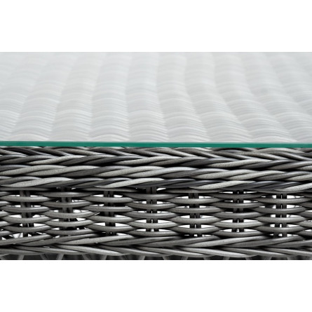 "Гранд Латте" стол журнальный из искусственного ротанга, цвет графит