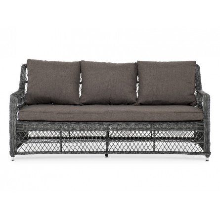 диван трехместный из искусственного ротанга