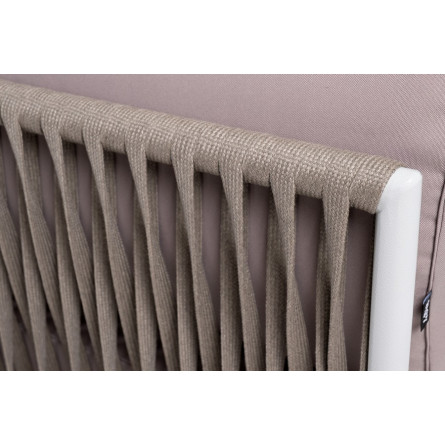 "Касабланка" модуль диванный левый, каркас из алюминия