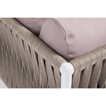 "Касабланка" модуль диванный угловой, каркас из алюминия