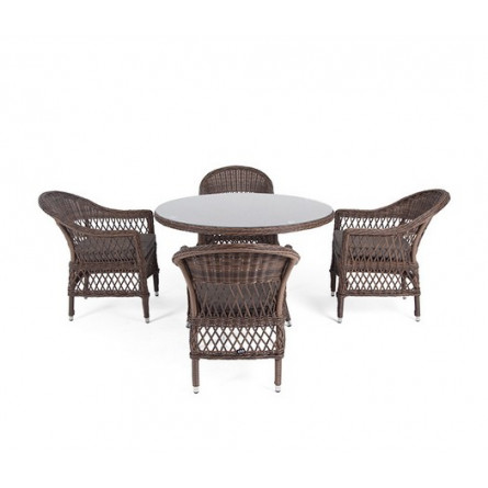 обеденная группа из искусственного ротанга