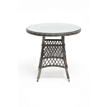 плетеный круглый стол