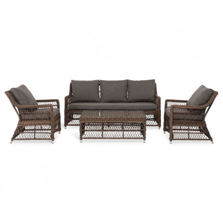 лаунж-зона из искусственного ротанга