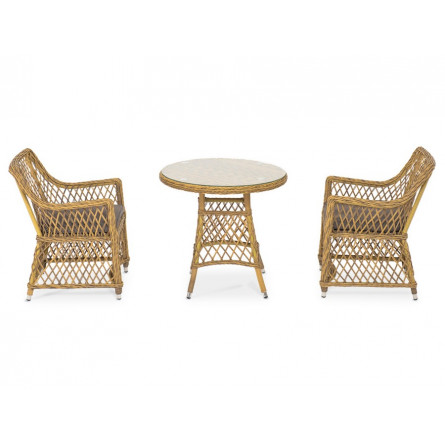 обеденная группа плетеная