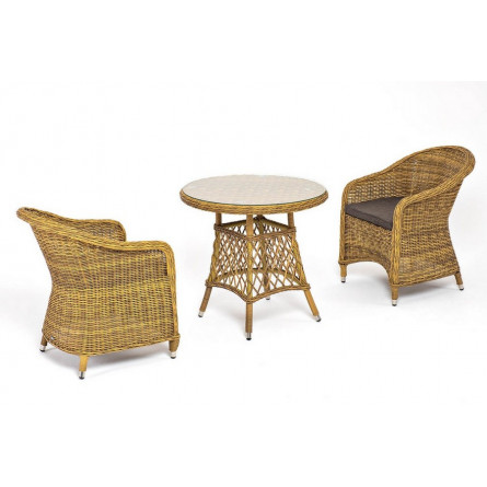 обеденная группа плетеная