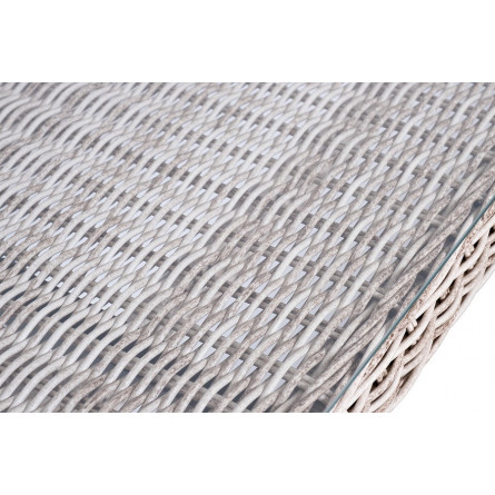 "Катания" обеденная группа плетеная на 6 персон, цвет бежевый