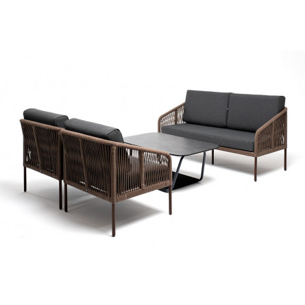 лаунж-зона 4-местная из роупа