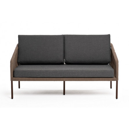 диван 2-местный плетеный из роупа