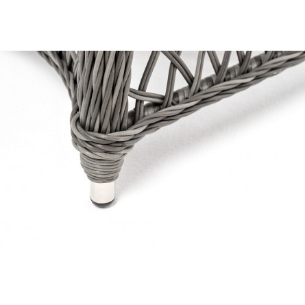 "Эспрессо-80 L" обеденная группа плетеная, цвет графит