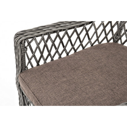 "Эспрессо-80 L" обеденная группа плетеная, цвет графит