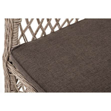 "Эспрессо-80 L" обеденная группа плетеная, цвет бежевый