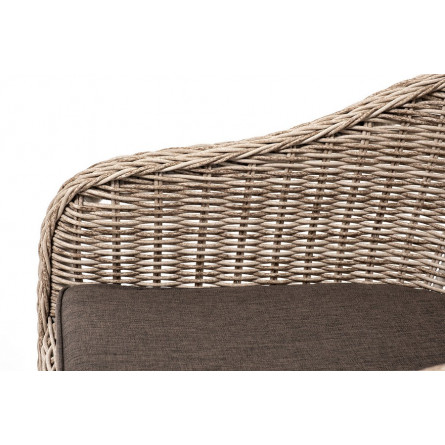 "Эспрессо-80 R" обеденная группа плетеная, цвет бежевый