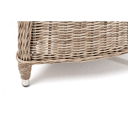 "Эспрессо-80 R" обеденная группа плетеная, цвет бежевый