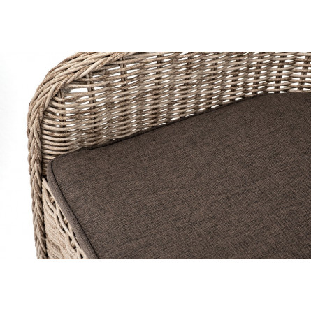 "Эспрессо-80 R" обеденная группа плетеная, цвет бежевый