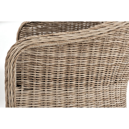 "Эспрессо-80 R" обеденная группа плетеная, цвет бежевый