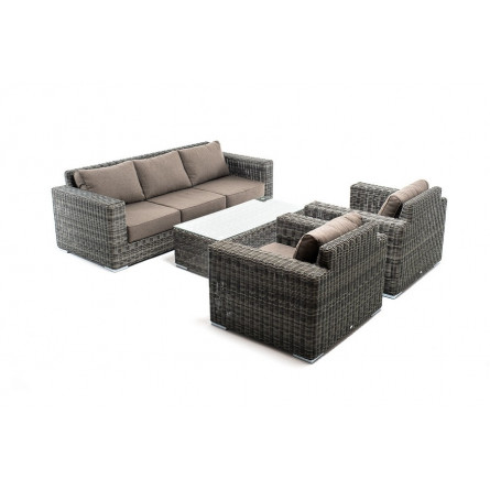 лаунж-зона из искусственного ротанга