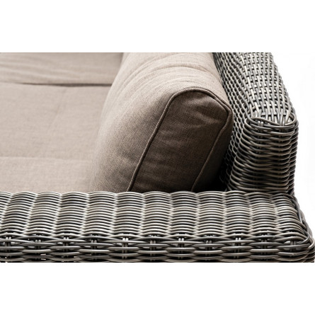 "Боно" лаунж-зона из искусственного ротанга, цвет графит