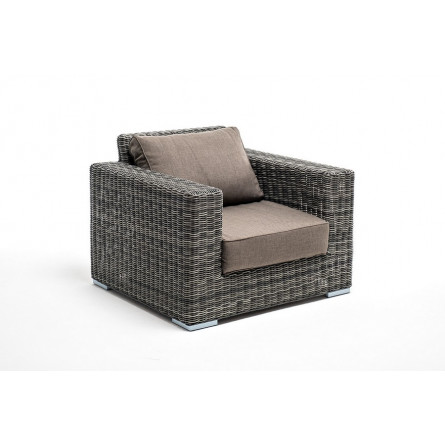 "Боно" лаунж-зона из искусственного ротанга, цвет графит