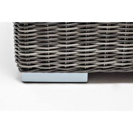 "Боно" лаунж-зона из искусственного ротанга, цвет графит