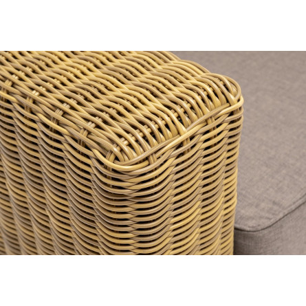 "Боно" лаунж-зона из искусственного ротанга, цвет соломенный