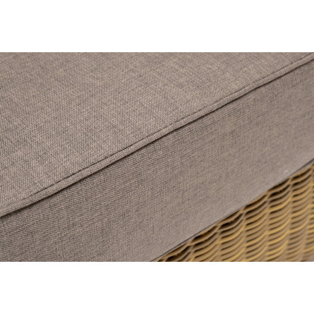 "Боно" лаунж-зона из искусственного ротанга, цвет соломенный