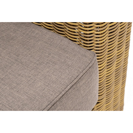 "Боно" лаунж-зона из искусственного ротанга, цвет соломенный