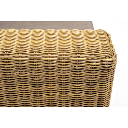 "Боно" лаунж-зона из искусственного ротанга, цвет соломенный