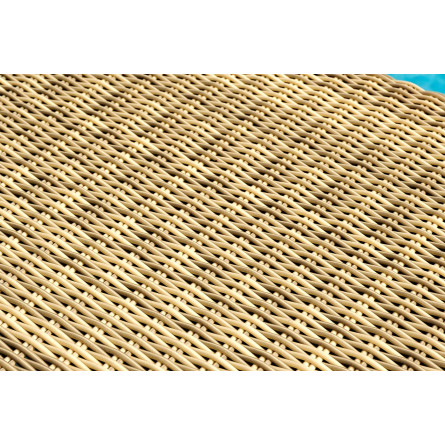 "Порту" сундук водонепроницаемый из искусственного ротанга, цвет соломенный