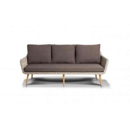 диван из искусственного ротанга трехместный