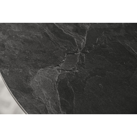 "Конте" интерьерный стол из HPL круглый Ø90см, цвет "серый гранит"