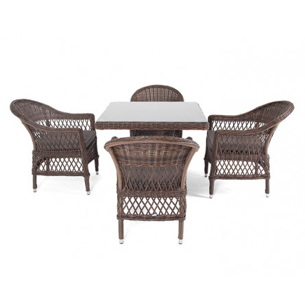обеденная группа плетеная