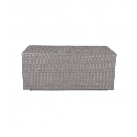 "Порту" сундук водонепроницаемый из искусственного ротанга, цвет графит
